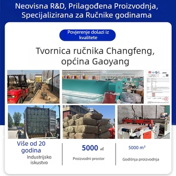 Kuhinjska ručnica za ruke od koralnog flisa, za vješanje, upija, našivena 150D (Glavni sastojci 85, Podkomponenti 15)