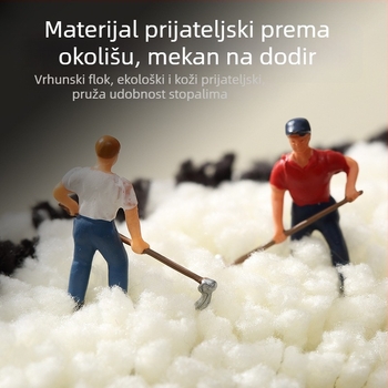 Kupaonska prostirka s flokiranom vlaknom, poliester vlakna, poseban oblik, srcolasti uzorak, pranje u perilici