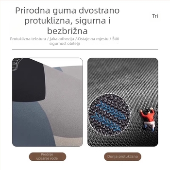 Japanski stil podmetač za stol od diatomske gline, apsorpcijski, s prugastim uzorkom, uglađeni luksuzan dojam, za bočni ormar, TV ormarić i ulazni ormarić