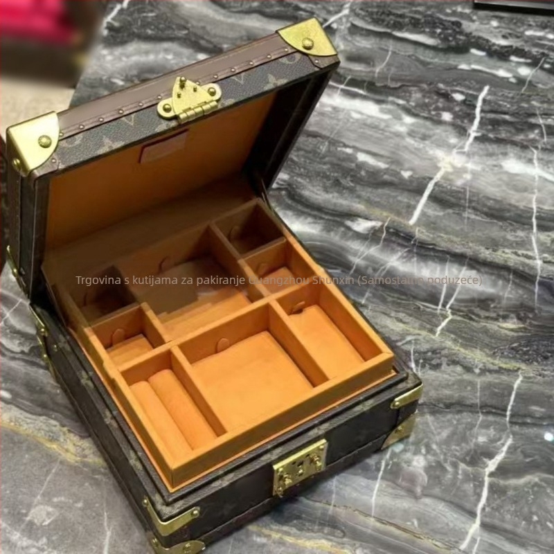Presbiopijska kutija za satove; višenamjenska kutija za nakit; visoko kvalitetna tvrda kutija; kutija obitelji L — Materijal: kortikalni; Model: Kutija; Pakiranje: Kutija za pakiranje; Upotreba: pakiranje nakita