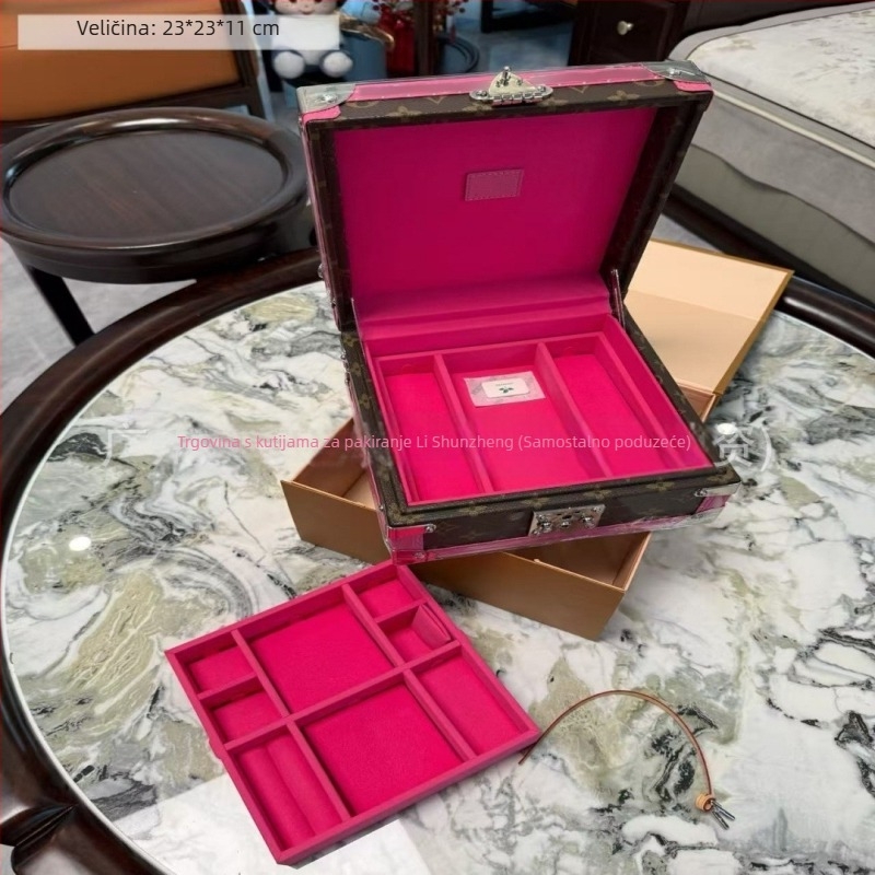 Presbiopijska kutija za satove; višenamjenska kutija za nakit; visoko kvalitetna tvrda kutija; kutija obitelji L — Materijal: kortikalni; Model: Kutija; Pakiranje: Kutija za pakiranje; Upotreba: pakiranje nakita