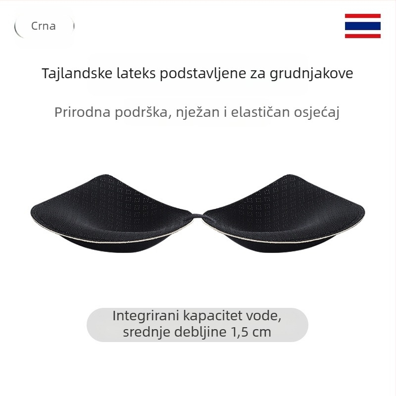Tanki latex jastučići za grudi za kupaći kostim i sportski grudnjak, podizanje malog poprsja, umetci u čašice oblika kapljice vode