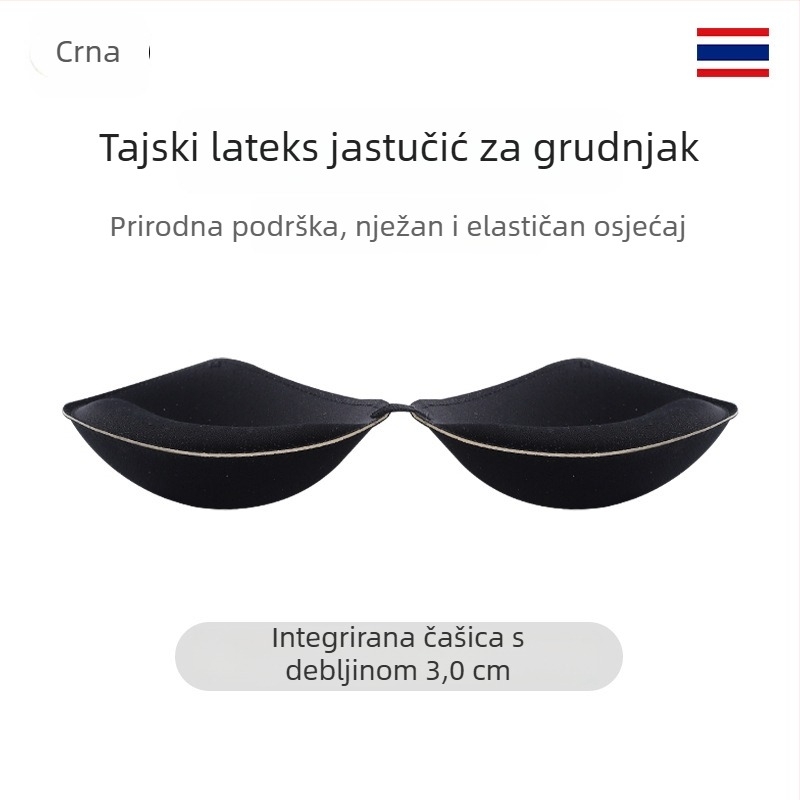 Tanki latex jastučići za grudi za kupaći kostim i sportski grudnjak, podizanje malog poprsja, umetci u čašice oblika kapljice vode