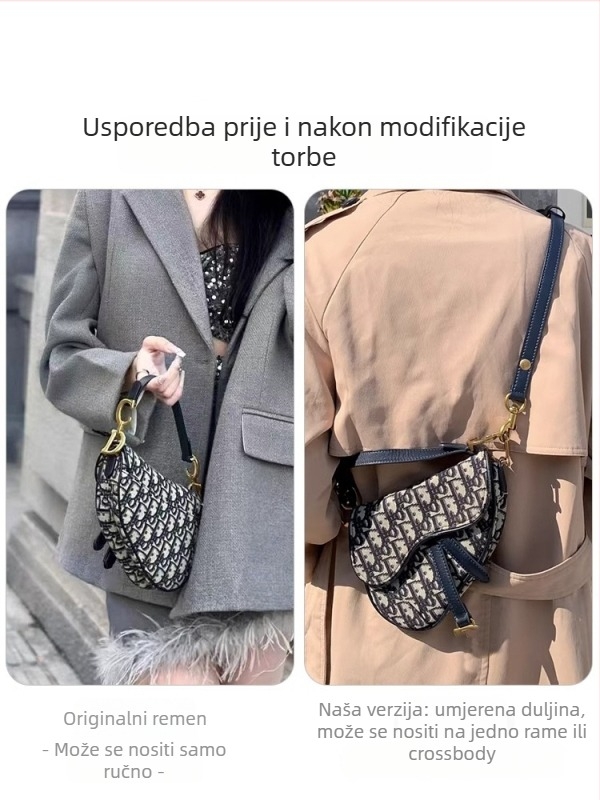 Baihua Zamjenski naramenica za torbu – Materijal: Super fiber, Gradski minimalistički stil, Jednobojni uzorak