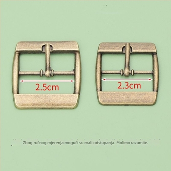 Metalna kopča za cipele, kvadratna kopča, unisex, trostupanjska kopča