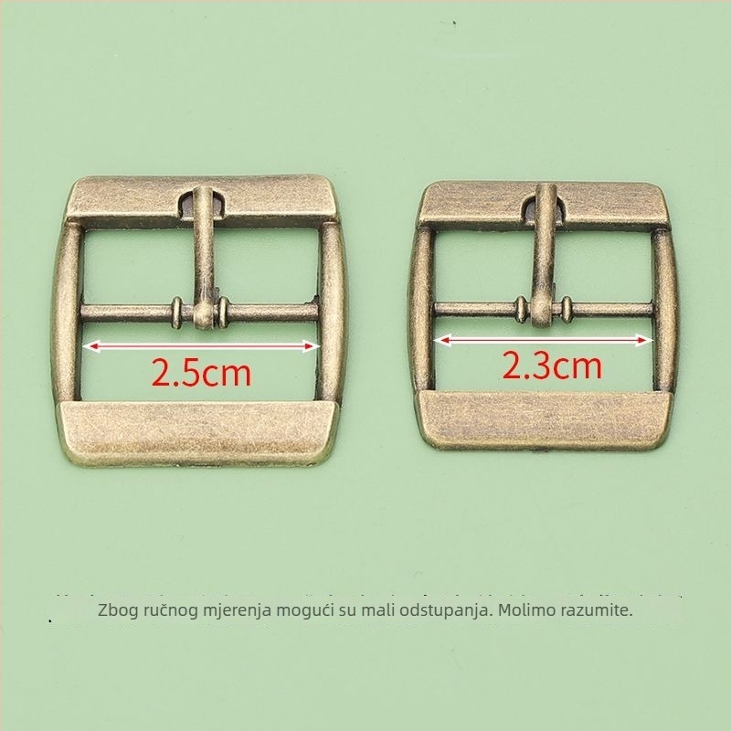 Metalna kopča za cipele, kvadratna kopča, unisex, trostupanjska kopča