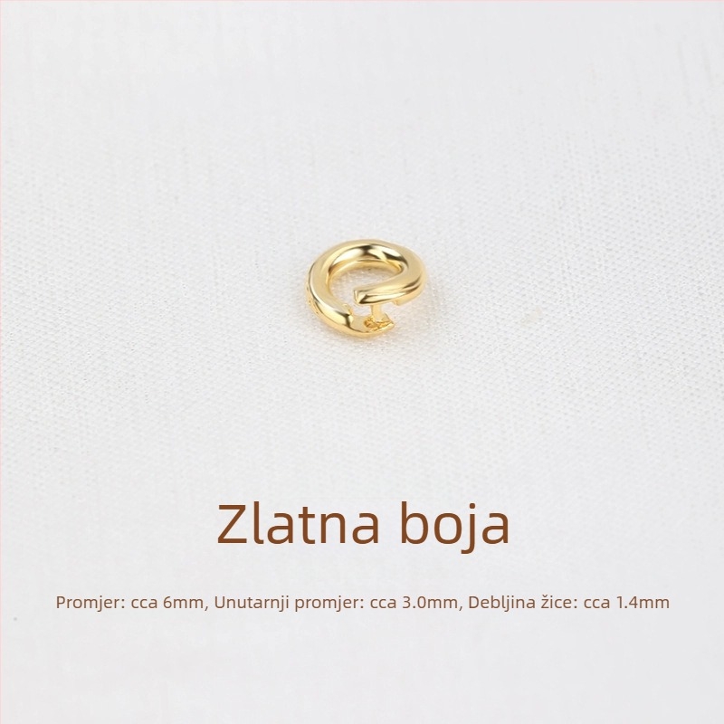DIY dodaci za nakit, 925 srebro, ekološka obrada, Hongma, univerzalni zatvarač za narukvice i ogrlice