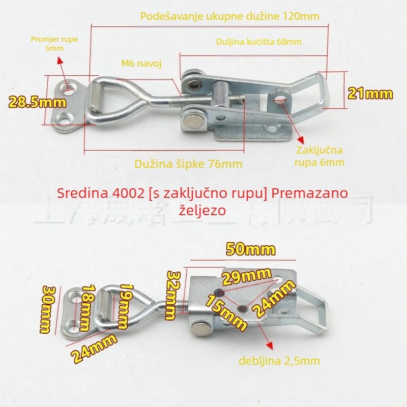 Brza stezaljka model 4001, karbonsko čelično, Gu hongjian, za komercijalnu upotrebu