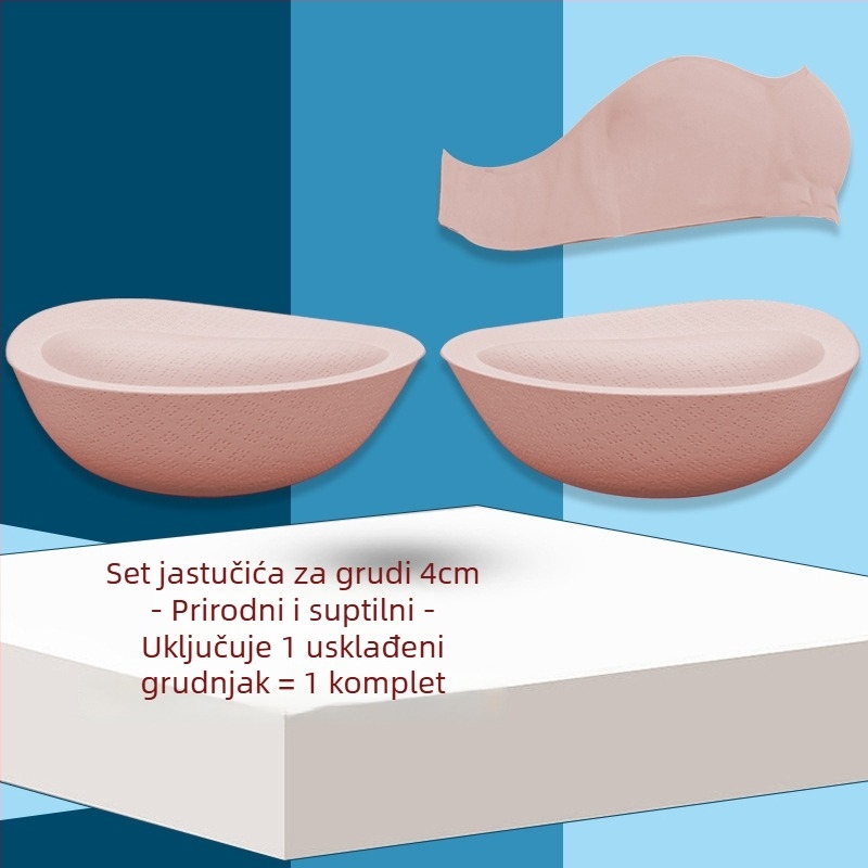 8 cm ultra-debelj nadomjestak za grudnjak, sportski grudnjak, uklonjiva unutarnja jastučić, zadebljana