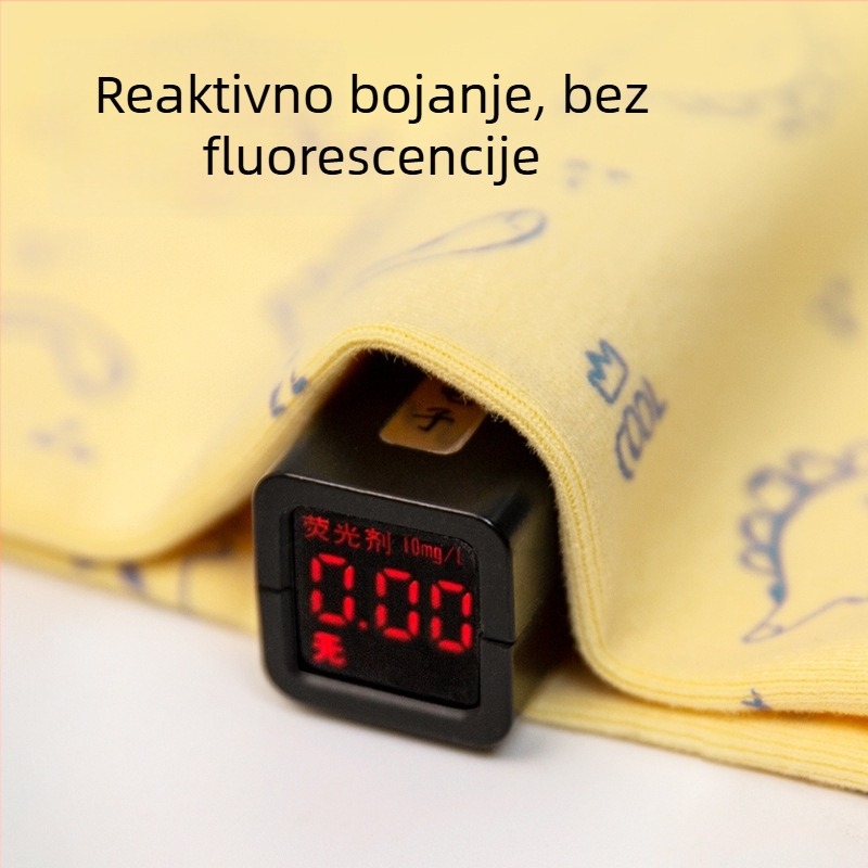 Dječji pamučni šal s karikaturnim uzorkom, pravokutnog oblika, topao za jesen i zimu