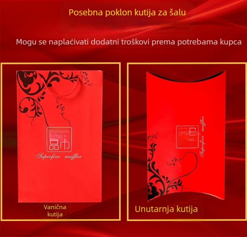 Pamuk šal s jednostavnim pletenjem | Toplo; Zima; Izvorni dizajn; Vez, Tisak, Toplinsko otiskivanje