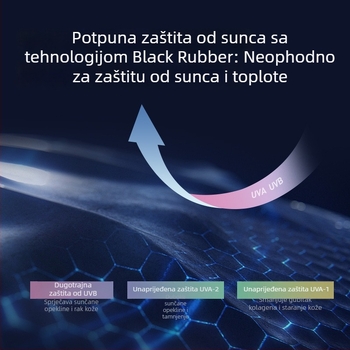 Ženska maska za sunčevu zaštitu s prozračnom najlonskom tkaninom, potpuno pokriće lica, zaštita vrata i čela, originalni dizajn