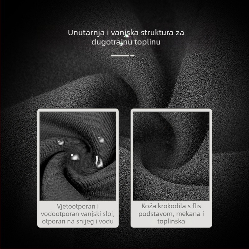 Magnetska maska za lice za skijanje s UV zaštitom, vodootporna tkanina, flis podstava, unisex