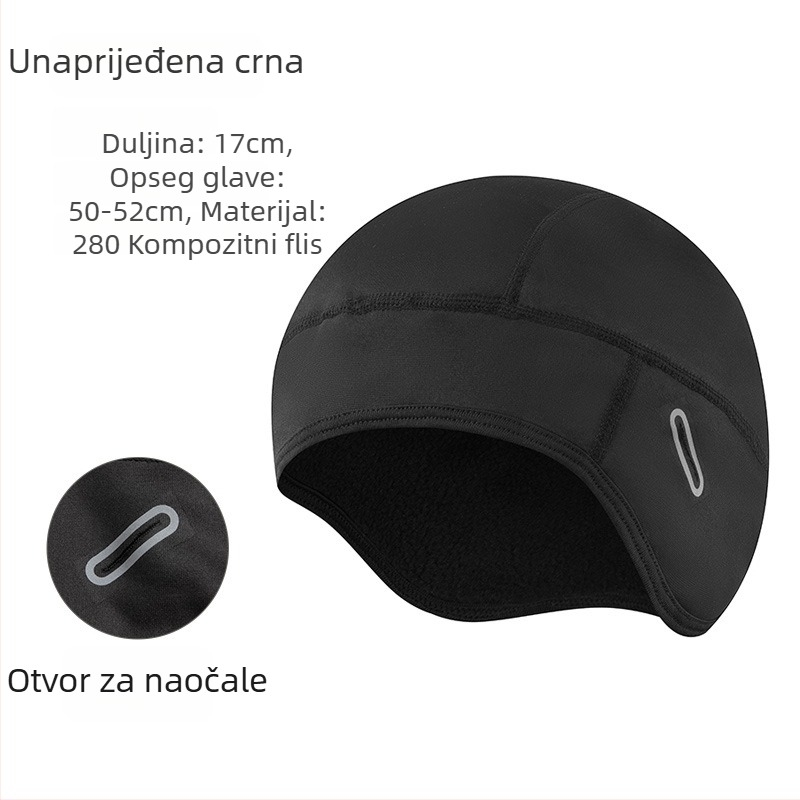 Magnetska maska za lice za skijanje s UV zaštitom, vodootporna tkanina, flis podstava, unisex