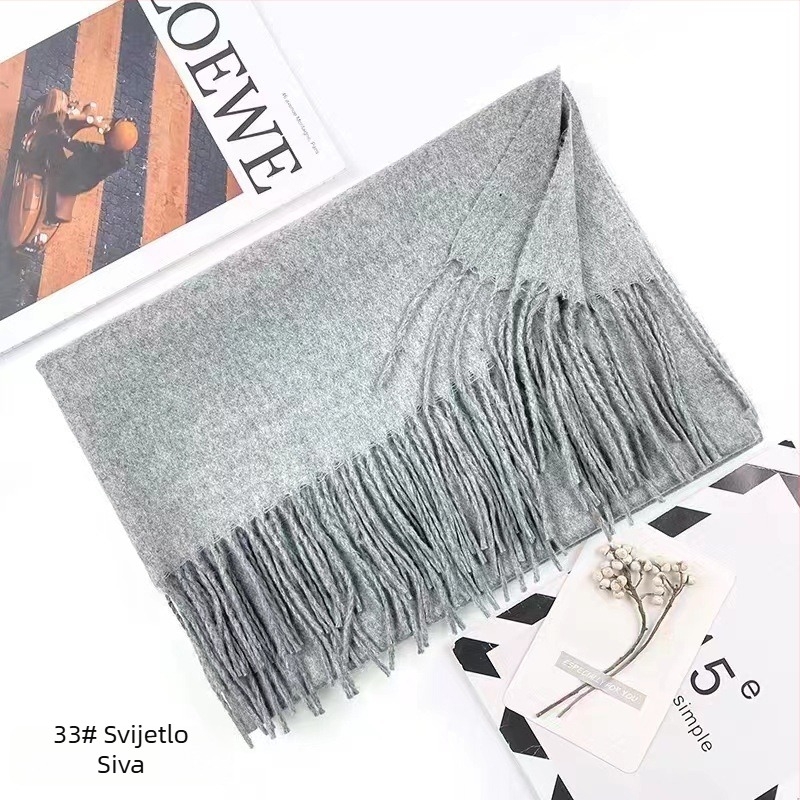 Vuneni šal za zimu – New saiqi, proljeće 2023 izdanje, bez prilagodbe