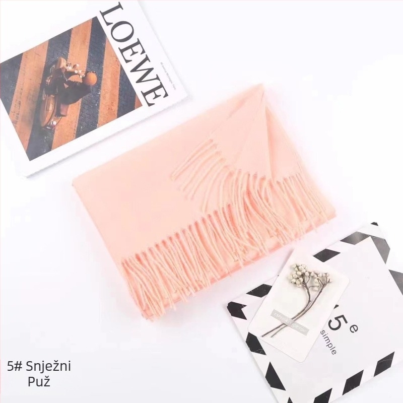 Vuneni šal za zimu – New saiqi, proljeće 2023 izdanje, bez prilagodbe