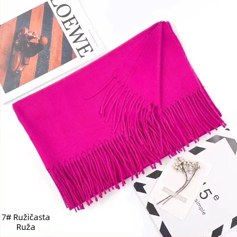 Vuneni šal za zimu – New saiqi, proljeće 2023 izdanje, bez prilagodbe