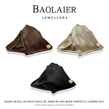 Satenska trokutasta kopča za kosu za žene, ručna izrada, proljeće 2025