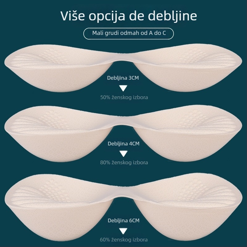 Uložci grudnjaka – ultratanki jastučići od pjene za diskretno podizanje (proljeće 2023)
