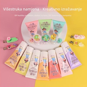DIY dodaci za nakit, krem ljepilo, injekcijsko lijevanje, Haoyu brend, karikatura stil