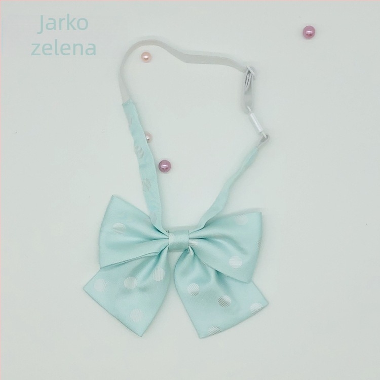 Leptir-mašna s točkastim uzorkom, jacquard umjetna koža, podstava od poliestera