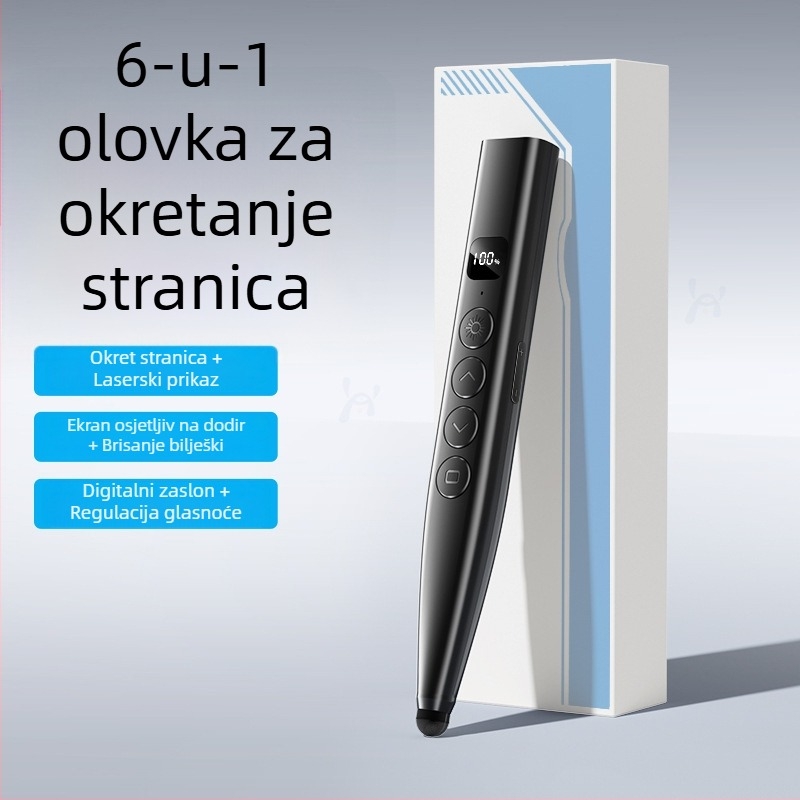 Distančni laserski pokazivač za prebacivanje stranica PPT-a i ploče s digitalnim teleskopskim pokazivačem