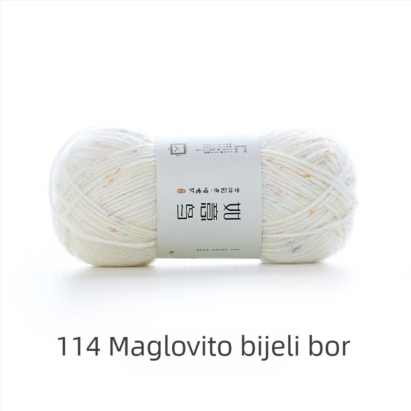 Ruyi Bird višebojna mekana pređa za DIY pletenje: nježna mješavina vlakana za deke, kukičane jastuke i šalove