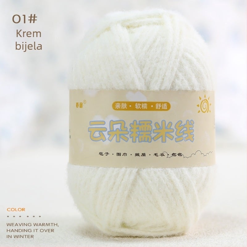 Priad za ručno pletenje, mješovita pređa, fino uvijanje, skupna pređa, porijeklo Hebei