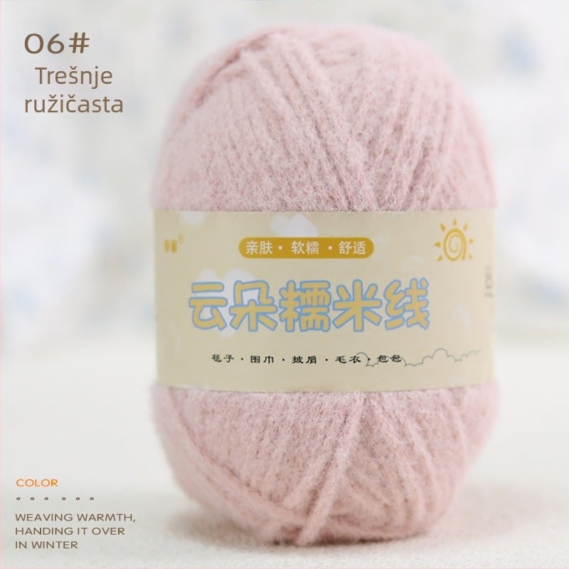 Priad za ručno pletenje, mješovita pređa, fino uvijanje, skupna pređa, porijeklo Hebei