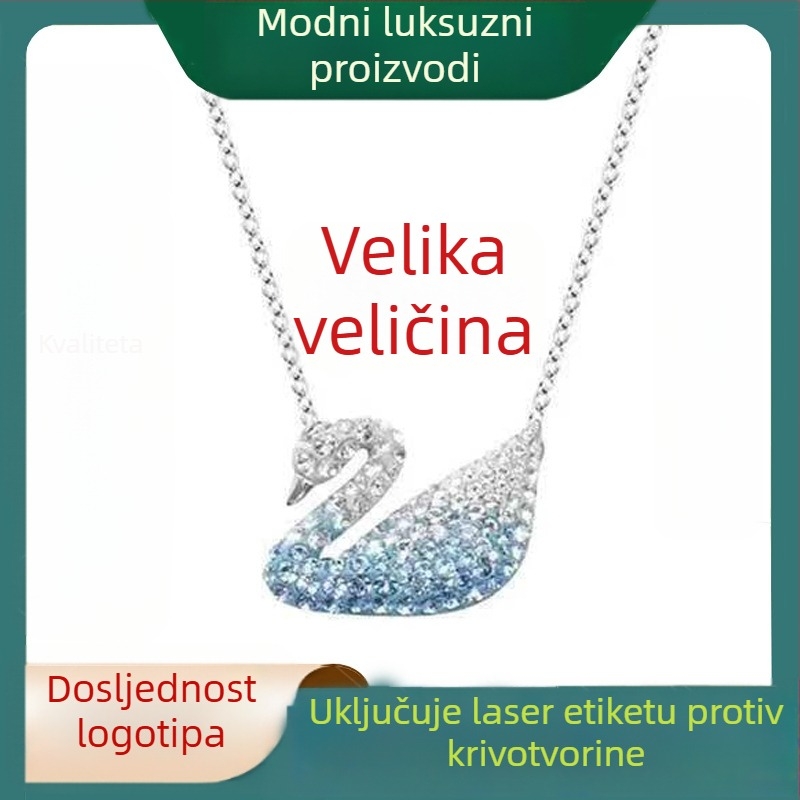 Ogrlica od legure s privjeskom od legure, pastoralni stil, svježe i slatko, proljeće 2025