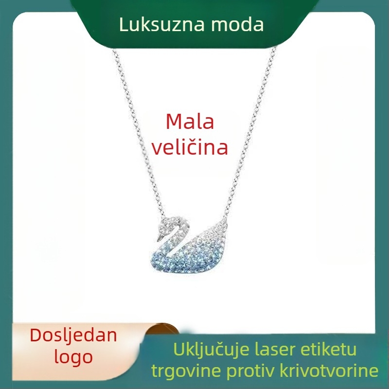 Ogrlica od legure s privjeskom od legure, pastoralni stil, svježe i slatko, proljeće 2025