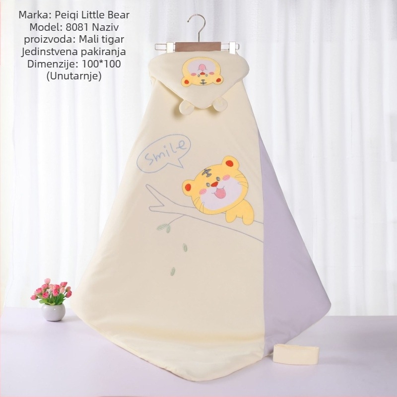 Peggy Bear bebi deka za grljenje, zimska debela verzija, vanjska tkanina 95% pamuk, punjenje od kemijskih vlakana, za novorođenčad i djecu 1–3 godine, uzorci životinja