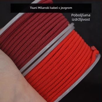 2,5/3/4 mm fina Milan konac za DIY nakit — konac za ogrlice i narukvice, završeni konac, mala rola