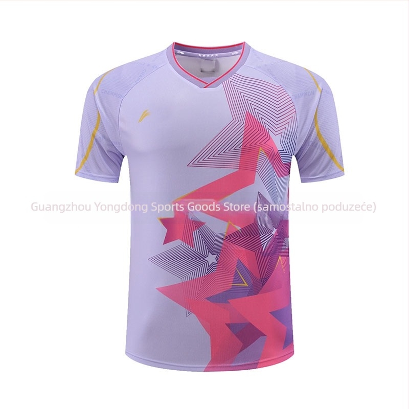 Set odjeće za stolni tenis, unisex, brzo sušeći poliester, sve sezone, za odrasle i djecu, mogućnost prilagođenog ispisa