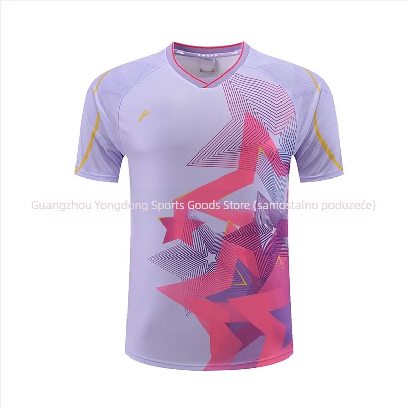 Set odjeće za stolni tenis, unisex, brzo sušeći poliester, sve sezone, za odrasle i djecu, mogućnost prilagođenog ispisa