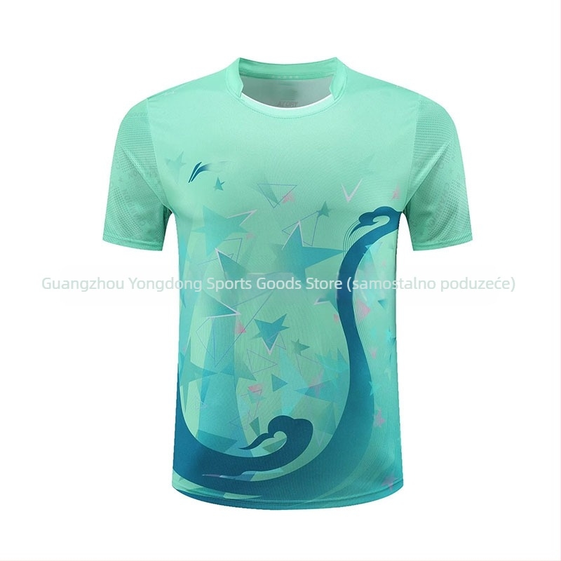 Set odjeće za stolni tenis, unisex, brzo sušeći poliester, sve sezone, za odrasle i djecu, mogućnost prilagođenog ispisa