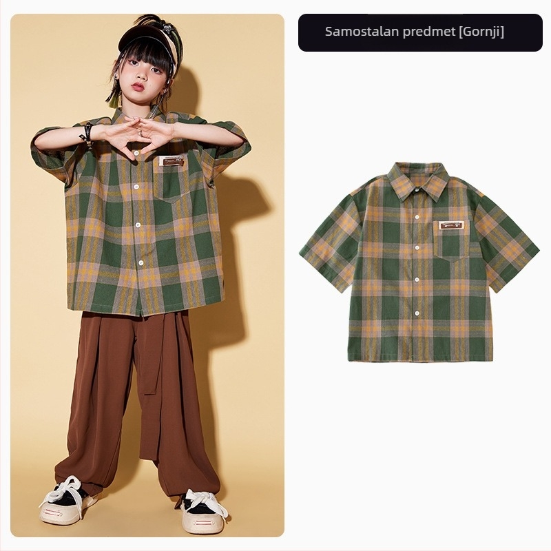 Dječji unisex outfit za hip-hop street dance, 100% poliester, ljeto