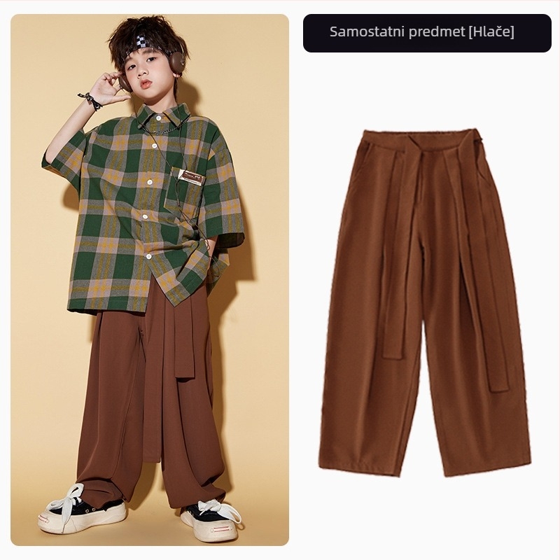 Dječji unisex outfit za hip-hop street dance, 100% poliester, ljeto