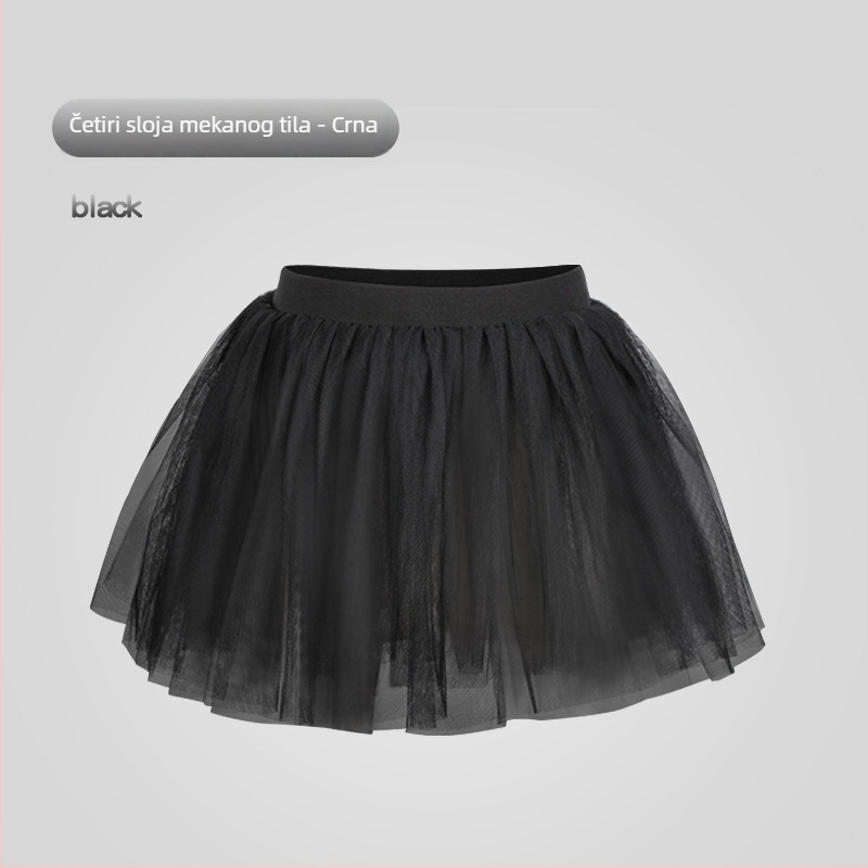 Dječja tutu suknja od mrežaste tkanine, princes stil, 95% poliester, za djecu od 8 godina