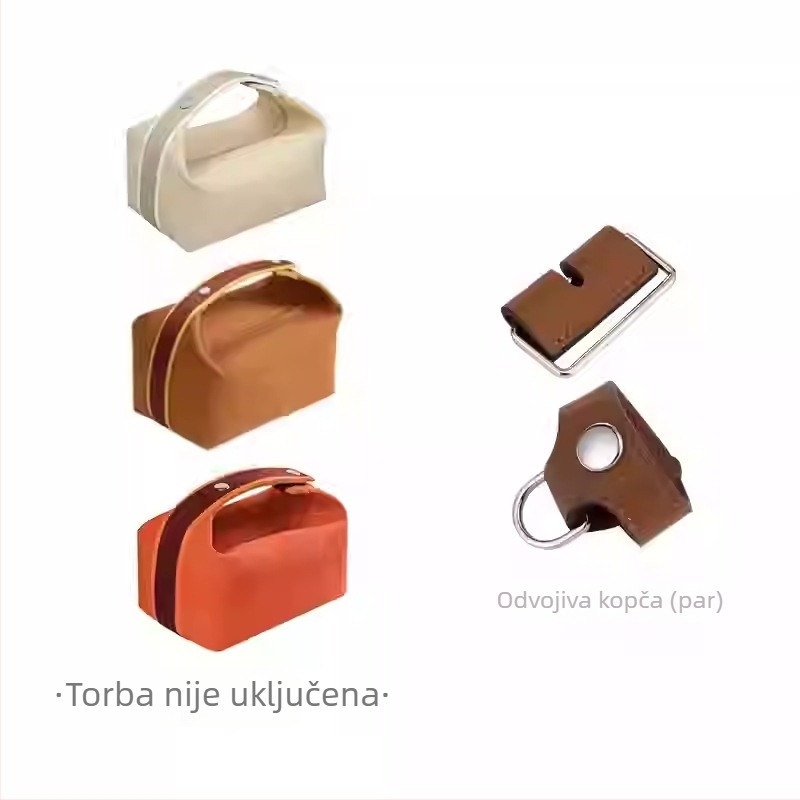 Remen za rame za torbu za ručak – lagan, prugast, ručno tkan od pamuk-poliester