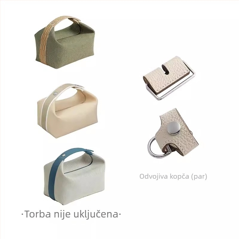 Remen za rame za torbu za ručak – lagan, prugast, ručno tkan od pamuk-poliester