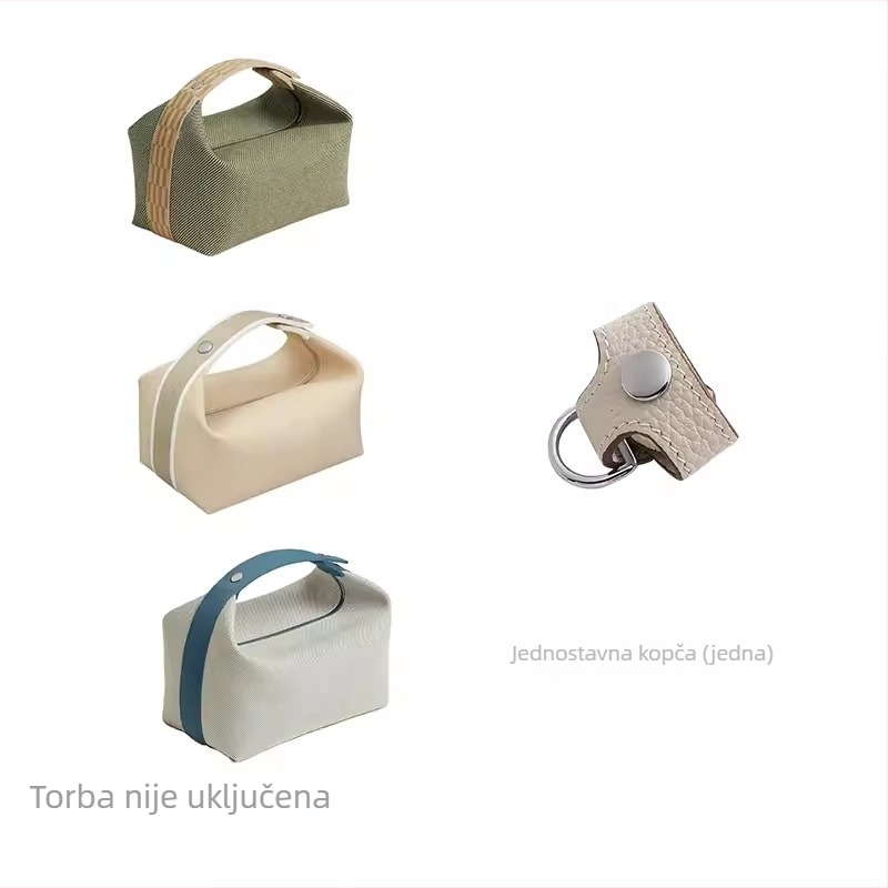 Remen za rame za torbu za ručak – lagan, prugast, ručno tkan od pamuk-poliester