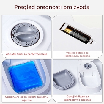 Enguang EG-603 Pametna vremenska hranilica za mačke i pse – komplet