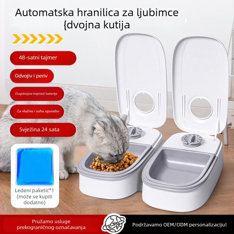 Enguang EG-603 Pametna vremenska hranilica za mačke i pse – komplet