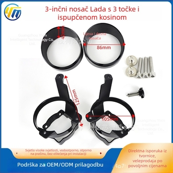 LED svjetla za maglu, 55W, 12-32V, 8000 lm, kompatibilni Honda, Toyota, Nissan, Ford, BMW, Audi