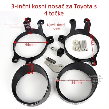 LED svjetla za maglu, 55W, 12-32V, 8000 lm, kompatibilni Honda, Toyota, Nissan, Ford, BMW, Audi