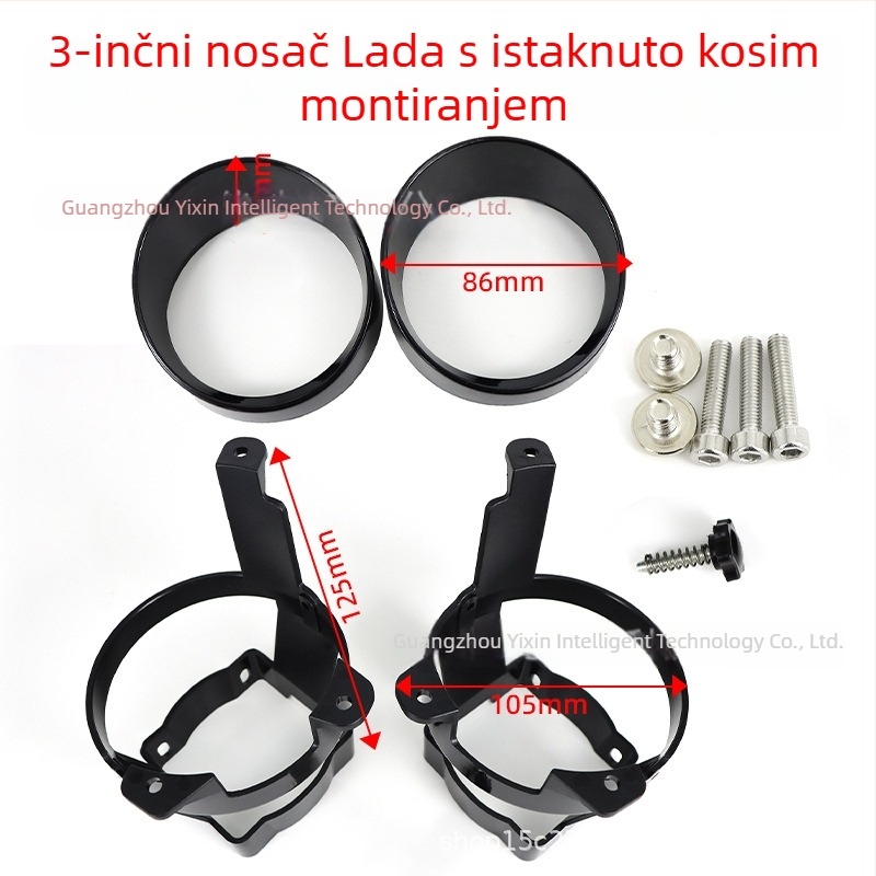 LED svjetla za maglu, 55W, 12-32V, 8000 lm, kompatibilni Honda, Toyota, Nissan, Ford, BMW, Audi