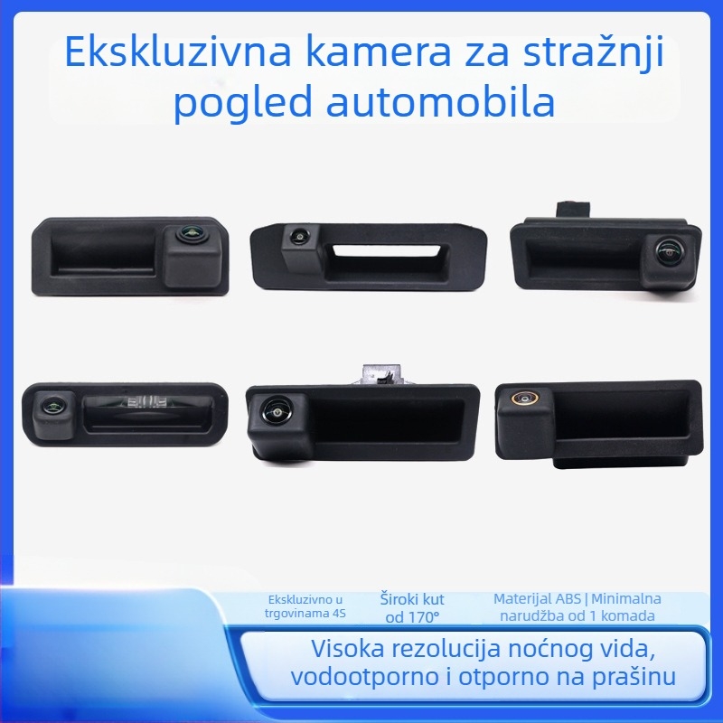 BY-LS604 Stražnja kamera za Volkswagen, Audi, Ford, Mercedes-Benz, BMW i Land Rover uz noćni vid, 1280x720, 12V, NTSC