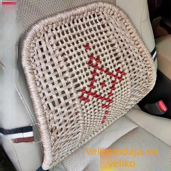 Ručni tkan jastučić za lumbalnu podršku automobila, led silk tkanina, pamuk punjenje, universalna prilagodba, za sve sezone