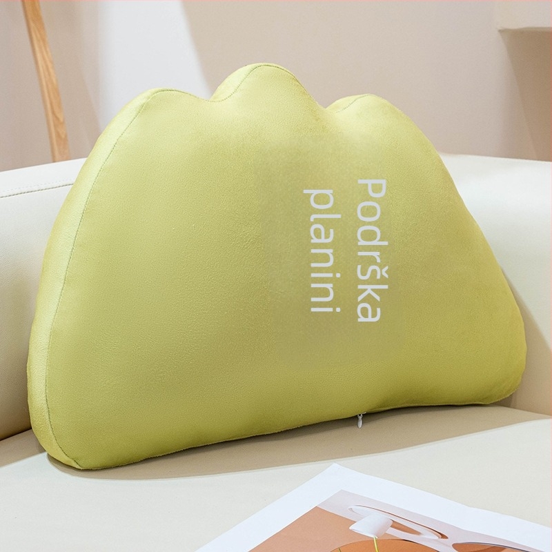 Chopper jastučić za lumbalnu potporu s pliš navlakom, PP pamuk punjenje, uzorak slatkih životinja, crtani stil